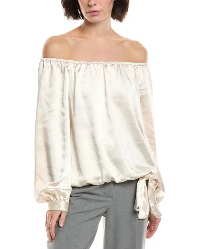 Vince Camuto Off Shoulder Blouse In White