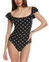 Vince Camuto Off-shoulder One-piece In Black