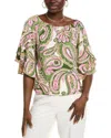 Shop Vince Camuto Off-the-shoulder Blouse