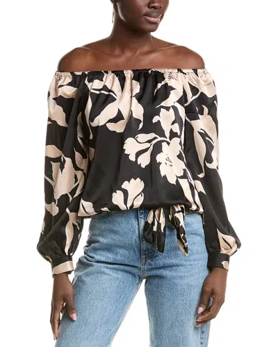 Vince Camuto Off-the-shoulder Blouse In Black