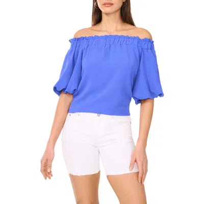 Vince Camuto Off The Shoulder Crinkle Twill Top