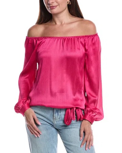 Vince Camuto Off-the-shoulder Top In Pink