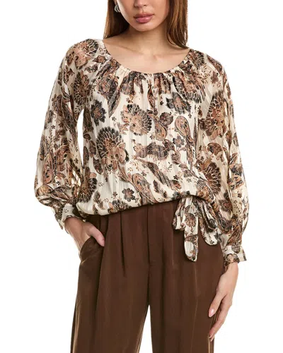 Vince Camuto Off-the-shoulder Top In Beige