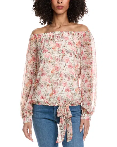 Vince Camuto Off-shoulder Top In Multi