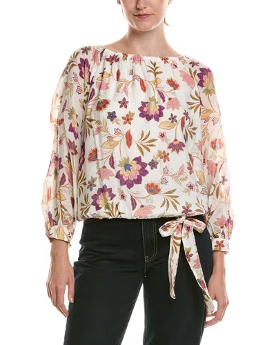 Vince Camuto Off-the-shoulder Blouse In Neutral