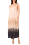 Vince Camuto Ombré Tie Dye Maxi Dress In Neutral