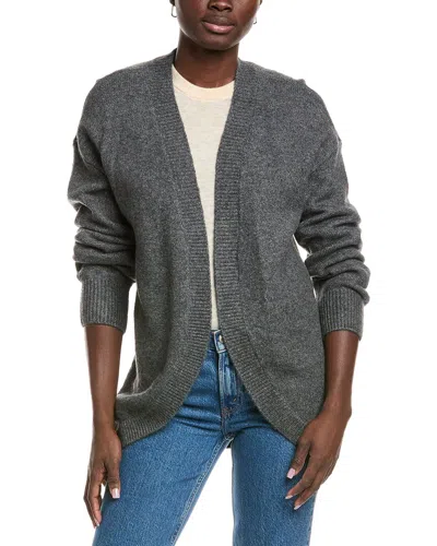 Vince Camuto Open Cardigan In Gray