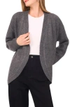 Vince Camuto Open Front Cardigan In Gray
