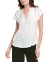 Vince Camuto Open Placket Top