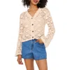 Vince Camuto Open Stitch Cotton Cardigan