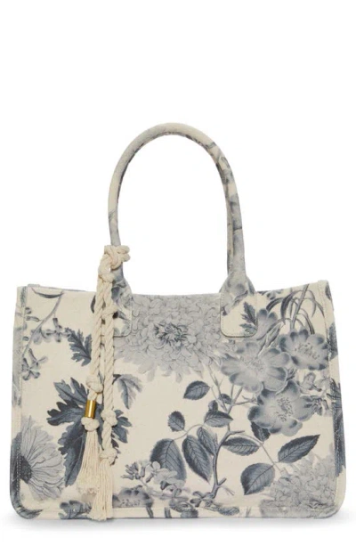 Vince Camuto Orla Canvas Tote In Gray