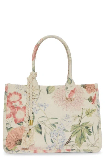 Vince Camuto Orla Canvas Tote In Multi