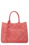Vince Camuto Orla Woven Tote In Ltorange02