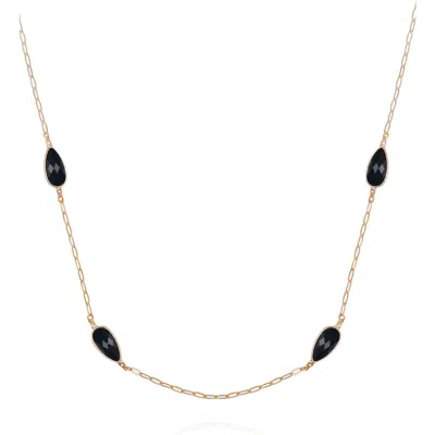 Vince Camuto Oval Station Necklace In Gold