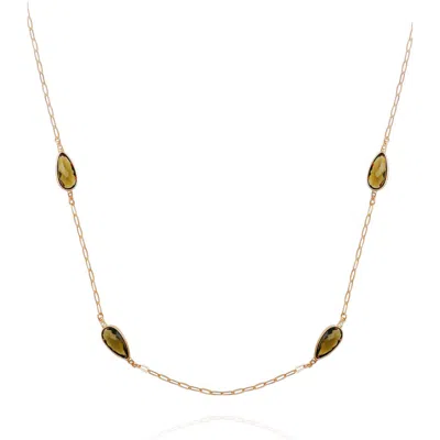 Vince Camuto Oval Station Necklace In Gold