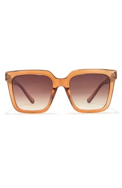 Vince Camuto Oversize Square Sunglasses In Nude
