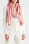 Vince Camuto Oversized Satin Pashmina Wrap In Neutral