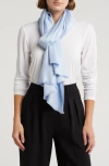 Vince Camuto Oversized Satin Pashmina Wrap In Kentucky Blue