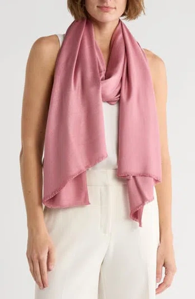 Vince Camuto Oversized Satin Pashmina Wrap In Purple