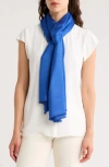 Vince Camuto Oversized Satin Pashmina Wrap In Surf The Web