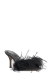 Vince Camuto Paelly Faux Feather Slide Sandal In Multi