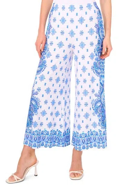 VINCE CAMUTO VINCE CAMUTO PAISLEY PRINT DRAWSTRING PANTS
