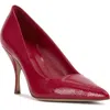 Vince Camuto Paislie Leopard Print Patent Pump