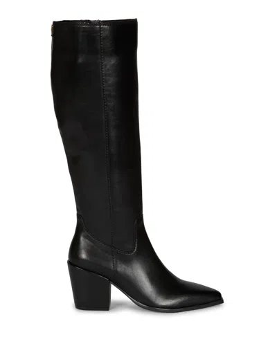 Vince Camuto Pamlia Extra Wide Calf Knee High Boot In Black Leather