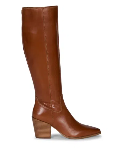 Vince Camuto Pamlia Extra Wide Calf Knee High Boot In Spiced Caramel Leather