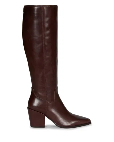 Vince Camuto Pamlia Extra Wide Calf Knee High Boot In Warm Chestnut Leather
