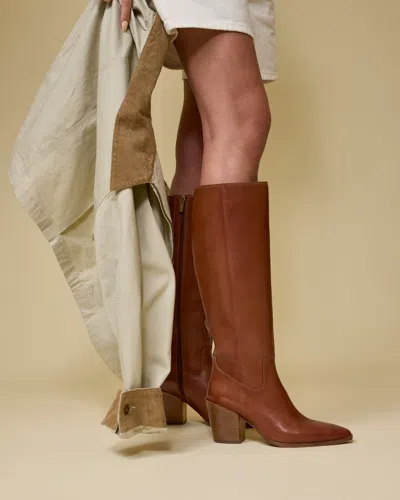 Vince Camuto Pamlia Knee High Boot In Spiced Caramel Leather