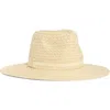 Vince Camuto Panama Straw Hat In Natural