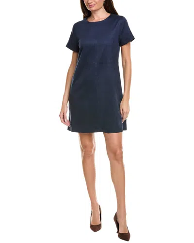 Vince Camuto Paneled Shift Dress In Blue
