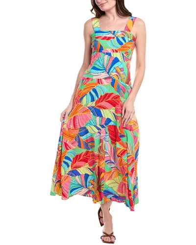 Vince Camuto Paneled Tank Dress In Green
