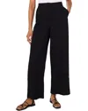 Vince Camuto Pants Women's Black Eyelet Embroidered Wide Leg Trouser Nwo17 In Black