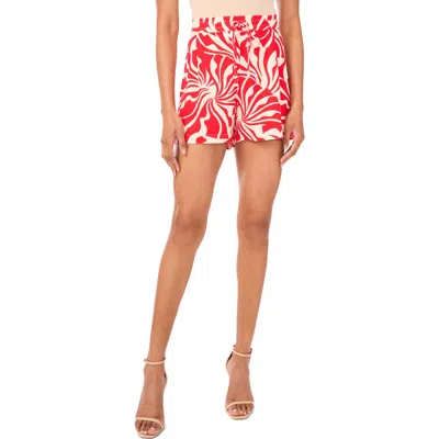 Vince Camuto Patterned Drawstring Shorts