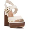 Vince Camuto Patzon Ankle Strap Platform Sandal In White