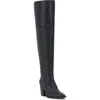 Vince Camuto Paulie Over The Knee Boot In Black Nappa