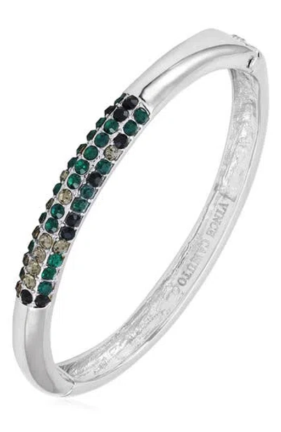 Vince Camuto Pavé Crystal Bangle Bracelet In Silver