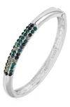 Vince Camuto Pavé Crystal Bangle Bracelet In Gray