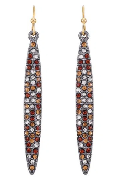 Vince Camuto Pavé Crystal Linear Drop Earrings In Multi