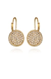 Vince Camuto Pave Drop Earrings In Gold