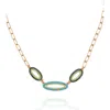 Vince Camuto Pavé Necklace In Gold Tone