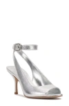 Vince Camuto Pavles Ankle Strap Sandal In Silver