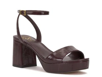 Vince Camuto Pendreya Platform Sandal In Burgundy