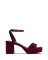 Vince Camuto Pendreya Platform Sandal In Silver