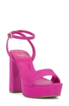Vince Camuto Pendry Ankle Strap Platform Sandal In Mulberry