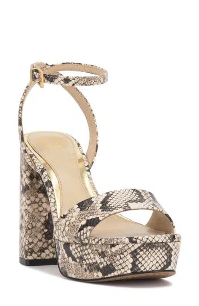 Vince Camuto Pendry Ankle Strap Platform Sandal In Multi