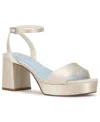 Vince Camuto Pendry Platform Block Heel Dress Sandals In White