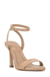 Vince Camuto Penelopy Ankle Strap Sandal In Dark Buff Patent Leather